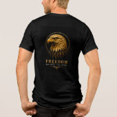 Adelaar Vrijheid Motiverend Dier 🦅 Tri-Blend Shirt (Achterkant)