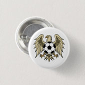 Adelaar Wapen van Duitse Afkomst Ronde Button 3,2 Cm (Voorkant /achterkant)