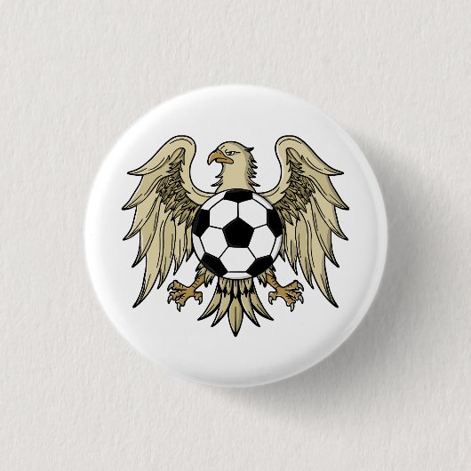 Adelaar Wapen van Duitse Afkomst Ronde Button 3,2 Cm (Voorkant)