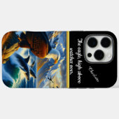 Adelaar ziet walvissen springen bij zonsondergang Case-Mate iPhone case (Achterkant (horizontaal))