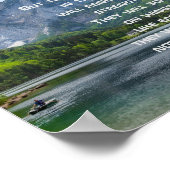 Adelaar Zwevende Meer Berg Poster (Hoek)