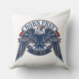 Adelaarembleem met Born Free-spandoek, Majestueuze Kussen