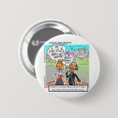Adelaars vliegen? Grappige mokken T-shirts Kaarten Ronde Button 5,7 Cm (Voorkant /achterkant)