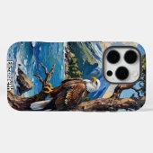 Adelaarsbaars: berg, Zee, lucht Case-Mate iPhone Case (Achterkant (horizontaal))