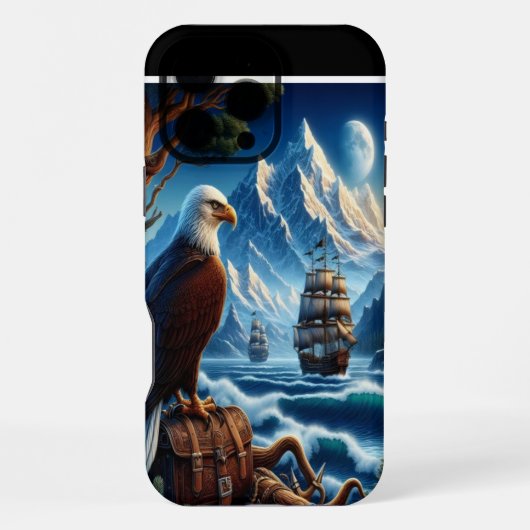 Adelaarsblik Over de Zee iPhone Hoesje (Achterkant)