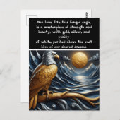 Adelaarsblik: Summit, Deep, Azure Briefkaart (Voorkant / Achterkant)