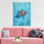 Adelaarschijfstaartrog - Oceaan Canvas Afdruk (Insitu (Woonkamer))