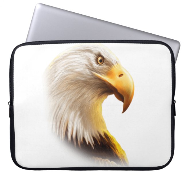 Adelaarsgezicht  laptop sleeve (Voorkant)