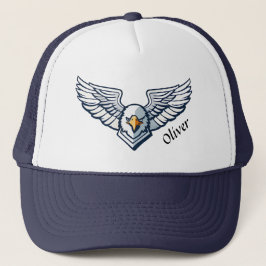 Adelaarskop en Vleugels Embleem Trucker Pet