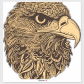 Adelaarskop Sticker (Vel)