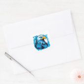 ADelaarsKracht Vierkante Sticker (Envelop)