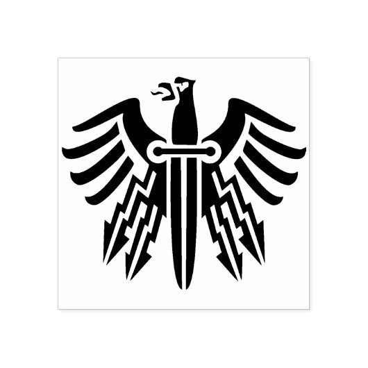 adelaarsmes art stempel (Afrduk)