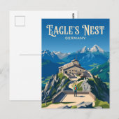 Adelaarsnest Duitsland Briefkaart (Voorkant / Achterkant)
