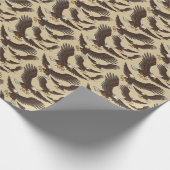 adelaarspatroon cadeaupapier (Hoek)