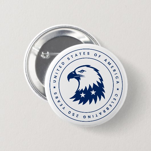 Adelaarspirit Ronde Button 5,7 Cm (Voorkant /achterkant)