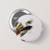 Adelaarsvlag Ronde Button 5,7 Cm (Voorkant /achterkant)
