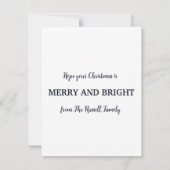 Adelaarswacht over de kerstman notitiekaartje (Achterkant)