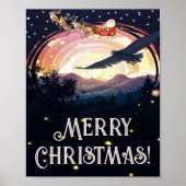 Adelaarswacht over de kerstman poster (Voorkant)