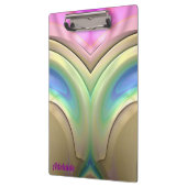 ADELAIDE ~ 3D! ~ Pastel Blauw Groen Roze origineel Klembord (Links)