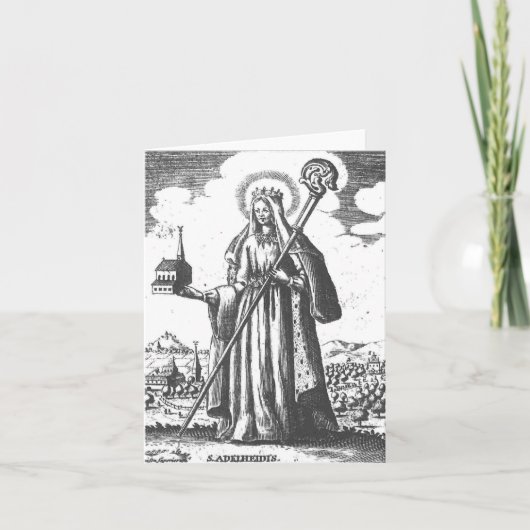 Adelaide, Abbess of Vilich Kaart (Voorkant)