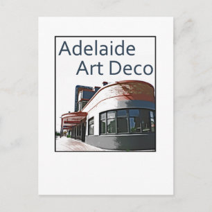 Adelaide Art Deco - Woodville Hotel Briefkaart