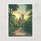 Adelaide Australia Art Vintage Travel Briefkaart (Voorkant)