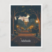 Adelaide Australia Art Vintage Travel Briefkaart (Voorkant)