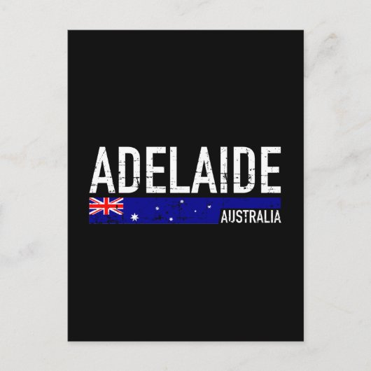 Adelaide Australia Briefkaart (Voorkant)