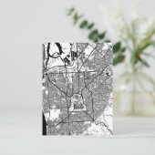 Adelaide Australia City Map Briefkaart (Staand voorkant)