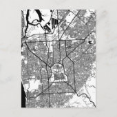 Adelaide Australia City Map Briefkaart (Voorkant)