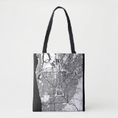 Adelaide Australia City Map Tote Bag (Voorkant)