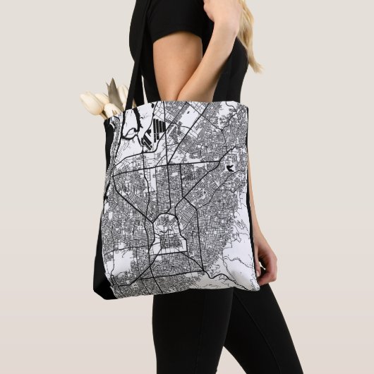 Adelaide Australia City Map Tote Bag (Dichtbij)