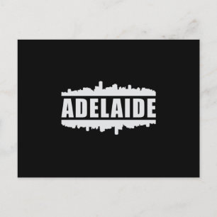 Adelaide Australia City Skyline Cityscape Gift Briefkaart