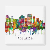 Adelaide Australia Skyline Magneet (Voorkant)