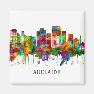 Adelaide Australia Skyline Magneet