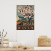 Adelaide, Australia Vintage Travel Poster (Keuken)