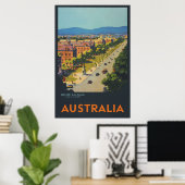 Adelaide Australia Vintage Travel Poster (Thuiskantoor)