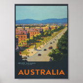 Adelaide Australia Vintage Travel Poster (Voorkant)