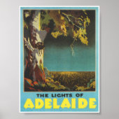 Adelaide Australia Vintage Travel Poster (Voorkant)