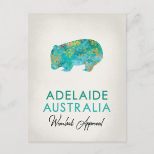 Adelaide Australia Wombat Briefkaart