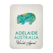 Adelaide Australia Wombat Magneet (Verticaal)