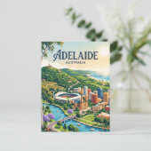 Adelaide Australië Briefkaart (Staand voorkant)