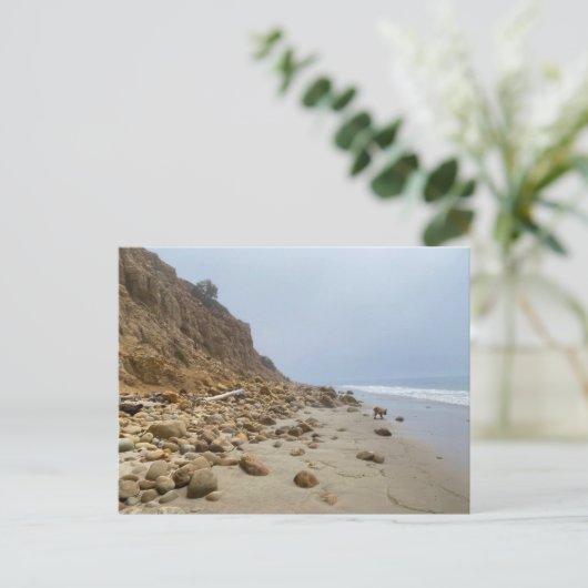 Adelaide bij Loon Point Beach, CA Briefkaart (Staand voorkant)