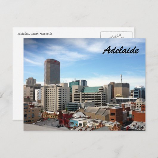 adelaide briefkaart (Voorkant / Achterkant)