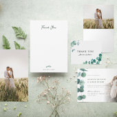 Adelaide Bruiloft Eucalyptus Dank u Bedankkaart