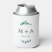 Adelaide Bruiloft Waterverf Eucalyptus Blikjeskoeler (Blikje Voorkant)