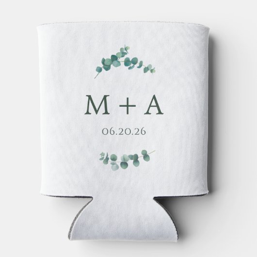 Adelaide Bruiloft Waterverf Eucalyptus Blikjeskoeler (Achterkant)