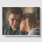 Adelaide Bruiloft Waterverf Eucalyptus en Foto Gastenboek (Achterkant)