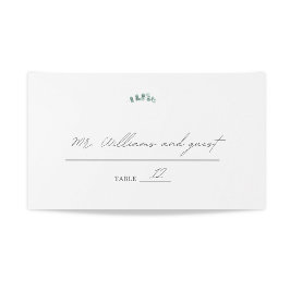 Adelaide Bruiloft Waterverf Eucalyptus Plaatskaartje