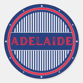 Adelaide City Pride Embleem – Australische identit Ronde Sticker